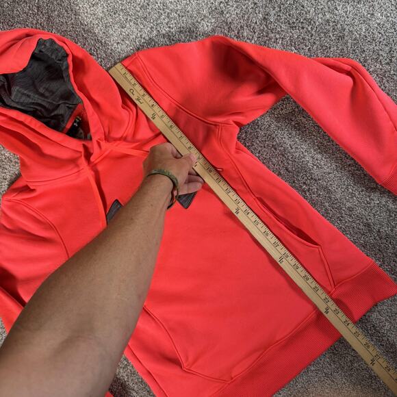 Under Armour Hoodie Medium ColdGear Fleece Big Logo Pullover 1273628 Athleisure - Picture 2 of 13